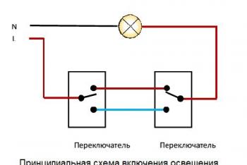 کلید عبور - هدف، نمودار اتصال و اصل عملکرد (100 عکس)